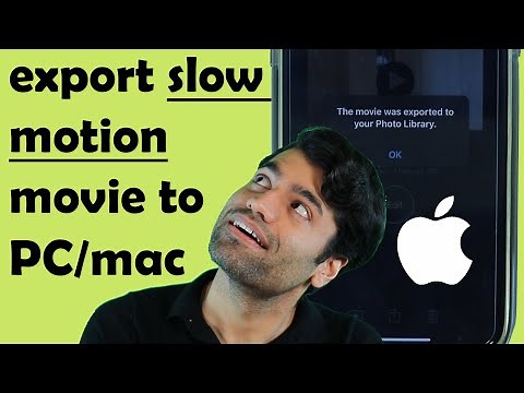 How to transfer slow motion video from iPhone to pc or mac