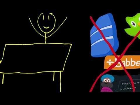 learning a language is easy 2d animation #study