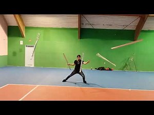 Man Performs Incredible Juggling Tricks With Metal Rods - 1127475