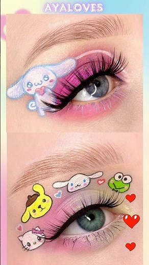 Sanrio Makeup Collection 💄✨ | Hello Kitty, Kuromi & More! #sanriolovers #kawaiistyle #kawaiibeauty