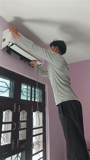 2.5K views · 22 reactions | Lg split ac Installation done #acwork #acfitting | graduate_ac_technician | Facebook