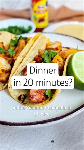 weeknight dinner, solved. 20 minute chicken tacos with authentic Mexican flavors