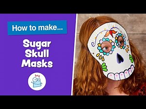 How To Make Day of the Dead Sugar Skull Masks | Baker Ross