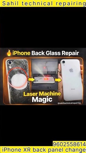 ⚡️iPhone X back panel change⚡️#sahiltechnicalrepairing #repair {Jaipur best mobile￼ Repair}