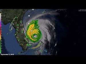 Hurricane Dorian Radar-Satellite Loop Aug 29-Sept 7, 2019
