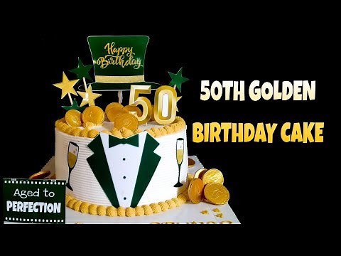 50th Birthday | Money cake decorating