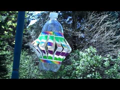 Homemade Wind Spinner from a Plastic Bottle