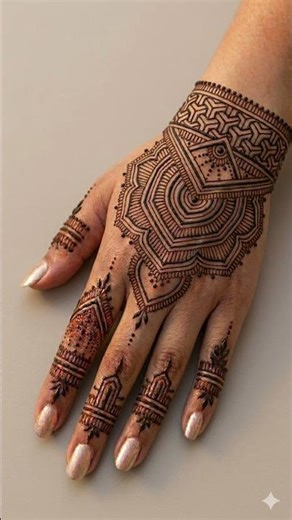 Mehndi Designs Stylish Back & front Hand Mehndi Design For College Girls