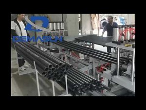 High-efficient PE PVC pipe threading machine Automatic Plastic pipe threader machine