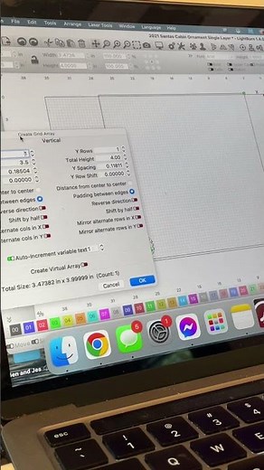 Cut repeating designs and reduce material waste with your Laser Machine in Lightburn!