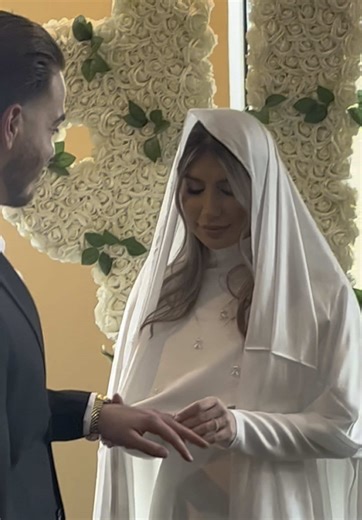 we wrote the book 🫶🏼 #katibkitab #islamic #marriage #halal #fyp #bride #groom #couplestiktok #husbandwife