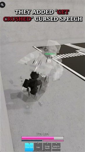 THEY ADDED GET CRUSHED CURSED SPEECH IN JUJUTSU SHENANIGANS #jjs #roblox