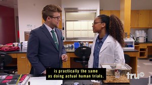 Lab trial results on mice don't actually translate to human results that well. Adam ruins science Tuesday at 10/9c on truTV. | Adam Ruins Everything