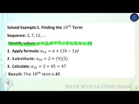 Gr10 Arithmetic Progressions