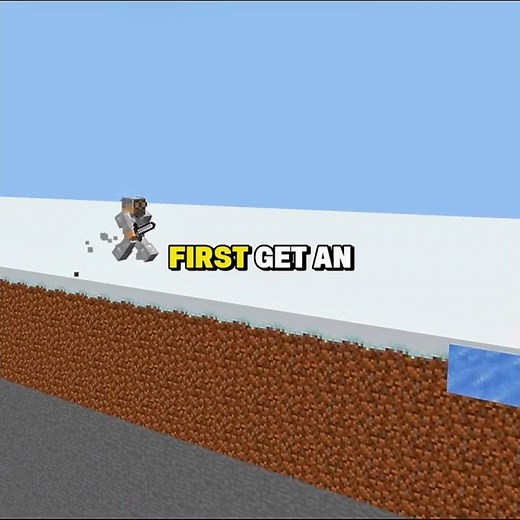 Shadow made a Ice Fall Trap #minecraft #shorts #minecraftshorts #bestminecraftclips #minecraftedit