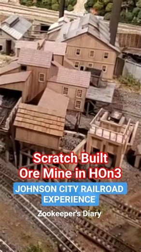 Must See HO Scale MODEL RAILROAD Scratchbuilt Mine Scene Cranberry NC HOn3 ET&WNC Train Layout JCRE