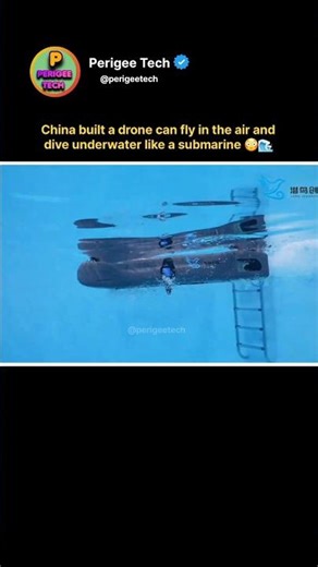 Flying Submarine Drone 😳🚁🌊#shorts #drone #technology #innovation #robotics #futuretech