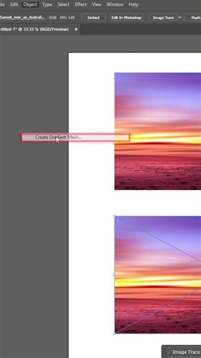 Tips Create Color Gradient Mesh in Adobe Illustrator