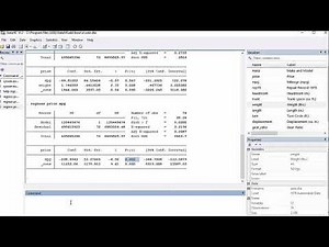 finprof - Simple Linear Regression in Stata