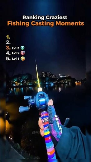 Ranking CRAZIEST Fishing Casting Moments 🎣 #fishing #casting
