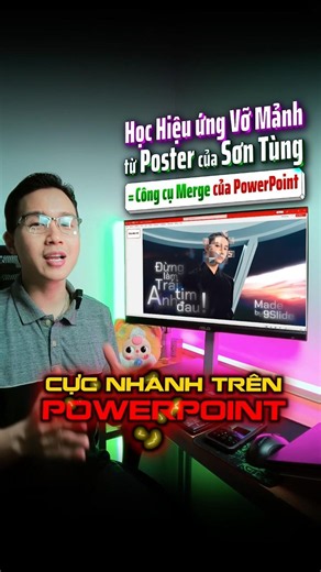 How to Create the Cool Shatter Effect from Sơn Tùng M-TP’s MV Using #PowerPoint's Merge Tool