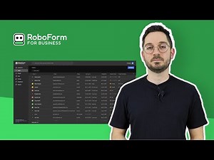 RoboForm for Business: Full Product Demo (Admin Center, Security, and User Experience)