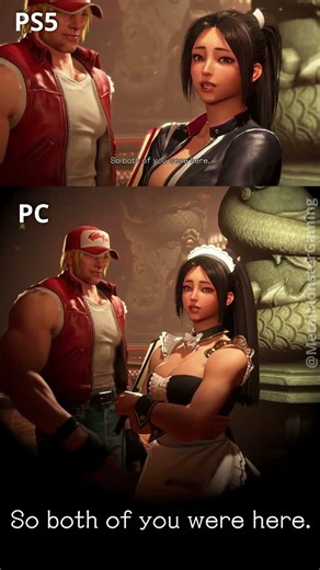 Mai PS5 vs PC (Maid Outfit) - Part 3 #SF6 #streetfighter #shorts #maishiranui