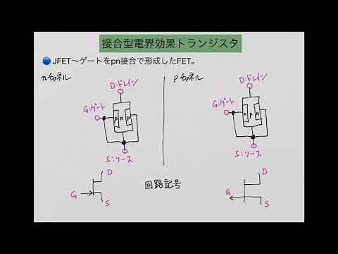電気電子工学基礎：Lec09-6（接合型FET）