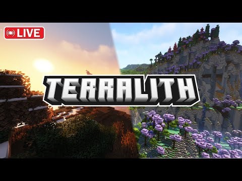 TERRALITH MOD + Mods Incríveis – Live de Minecraft 1.20.1!