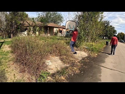 We COULDN’T Believe The TRAGEDY That TOOK Place Here- OVERGROWN YARD TRANSFORMATION