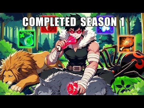 He Gains Skills by Eating Monsters! || Hindi Manhwa Recap part 1 and 2