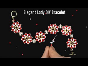 Elegant Lady Beaded Bracelet |- Tutorial| DIY