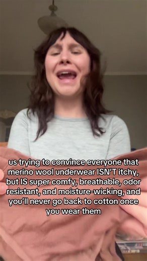 JUST TRUST US!!! merino wool is the best natural fiber to wear down there 🫢