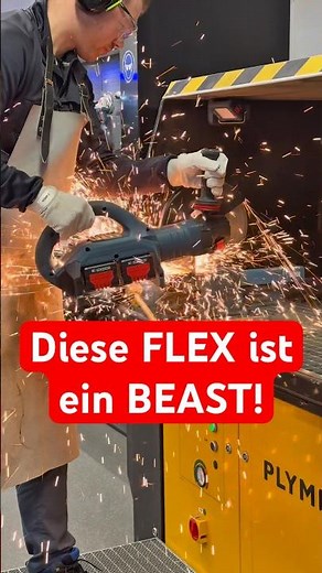Dieser WINKELSCHLEIFER ist ein BEAST 🔥 - BOSCH EXPERT EXWS 18V2 230 P im Speed Check #shorts #diy