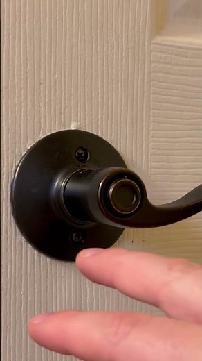 Schlage interior door handle removal