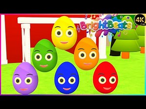 Learn Colors with Colorful Eggs | Fun Egg Learning Song for Toddlers