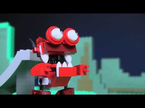 Niksput and Burnard Mix - LEGO Mixels - Stop Motion Episode 10