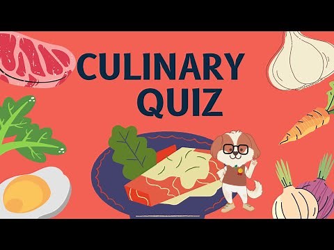 Culinary Quiz - Can you answer food and cooking related questions?