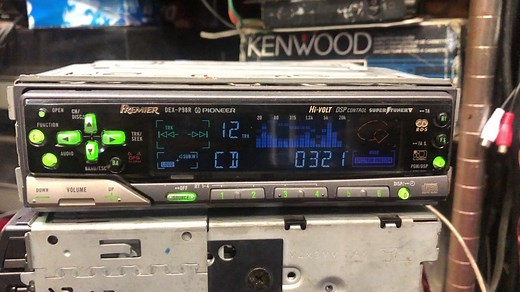 Vintage Pioneer Car Stereo Models from the 90s