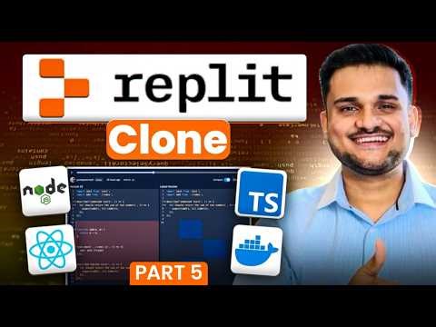 Full stack Replit Clone Project | Make your own Web IDE - Part 5