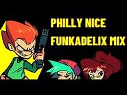 PHILLY NICE w- LYRICS - Friday Night Funkin'- FUNKADELIX REMIX