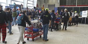 Students prepare for FIRST Robotics state championship at SVSU