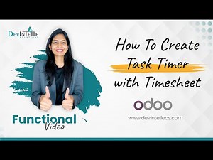 How To Create Task Timer with Timesheet In Odoo