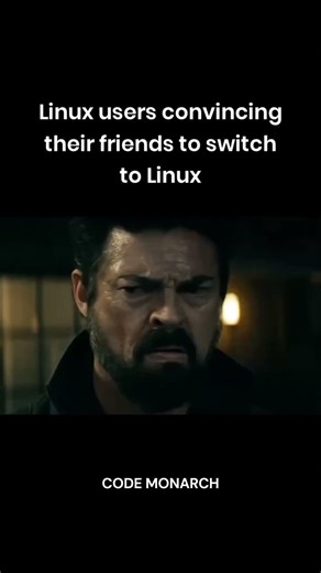 Convincing Homies to Switch to Linux 🐧😎 #linux #developers #memes