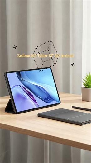 redbeat M3 Tablet 12 lnch 2K screen Android 15, 8-Core Power Device with Keyboard, Mouse, Case, Stylus, 36(12 24)GB RAM 256GB ROM, Dual Camera, for Gift para emp render Black Friday Flash Sale Halloween #smartphone #laptop #androidtablet #drawingtablet #laptops #mobilegadgets #budgetandroidtablet #tvgadgets #heatingpadchristmasgiftstiktokshopblackfriday #bestipadcase
