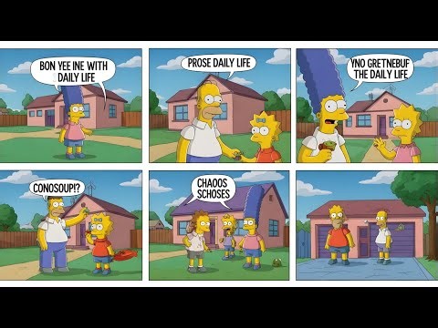 A Day With The Simpsons Family – Funny Daily Life, Chaos at Home, and Classic Springfield Humor