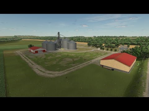 First Time Streaming Farming Simulator! Iowa Plains View Map!