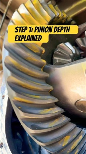 Step 1: Pinion Depth Explained 🤙🏽 #shorts #pinion #axleoffroad
