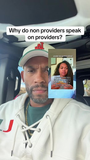 Provider Men vs. Non-Providers: Who Speaks for Whom?