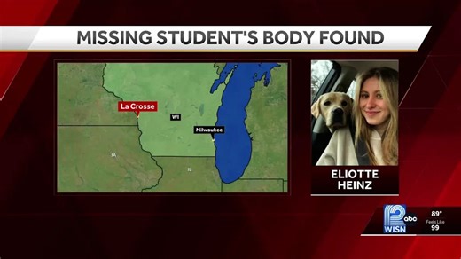 Body of missing graduate student in La Crosse found in Mississippi River